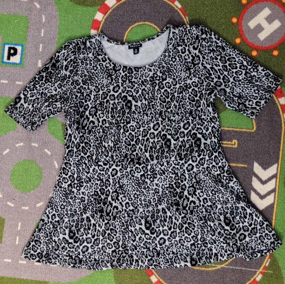 Torrid Peplum 0 Leopard